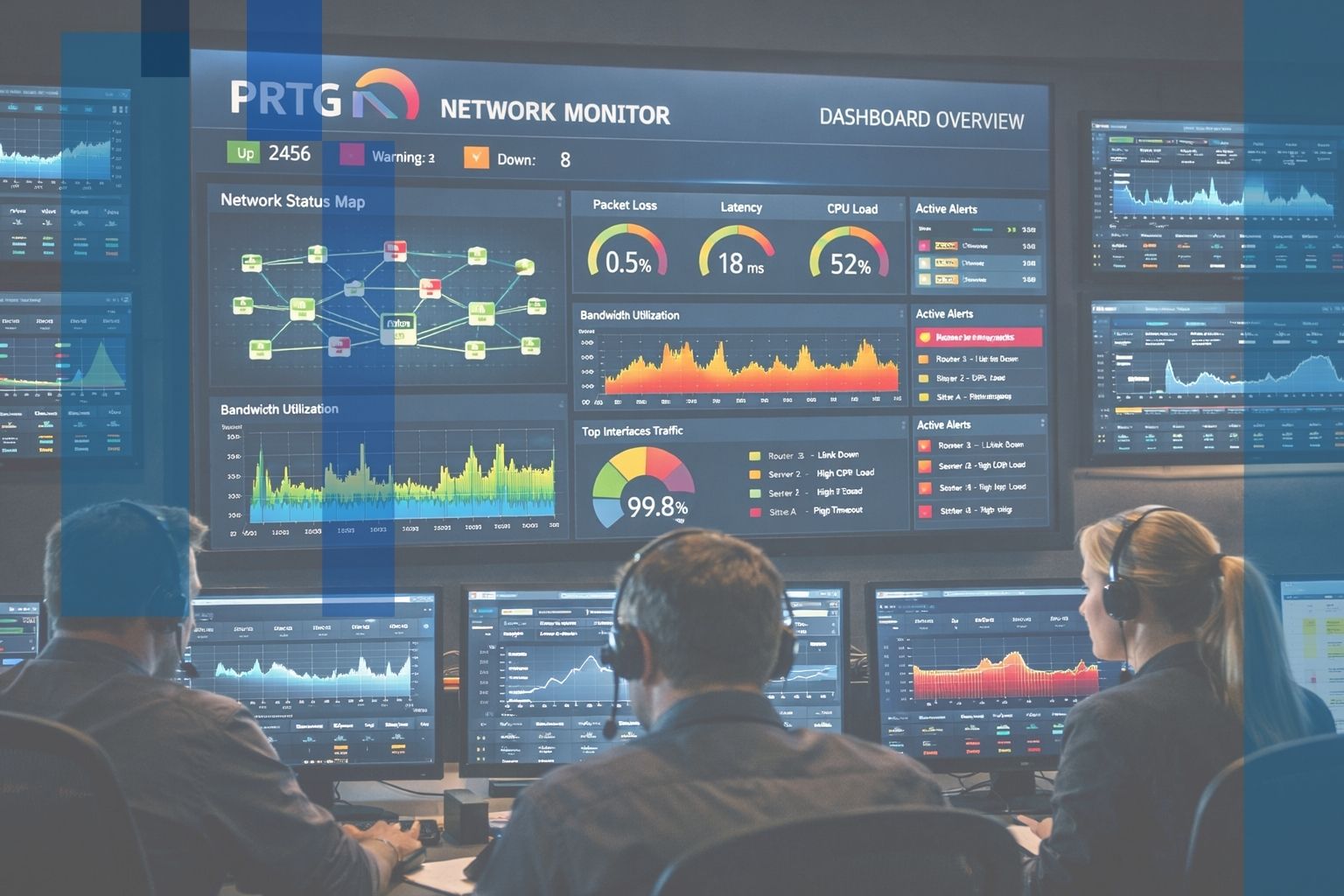 Monitoramento de links corporativos na prática